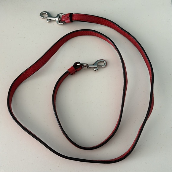 Fun Coach bag in a lovely red shade. Perfect accessory for any event. - Picture 5 of 6